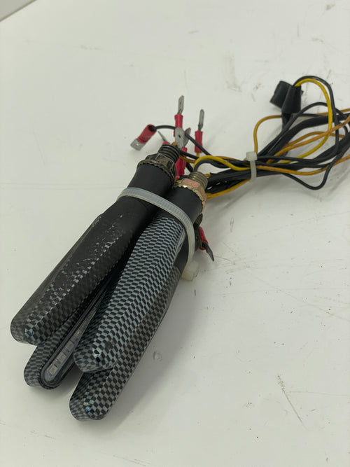 4 Blinker in Carbonoptik Set Gebraucht♻️ Universal passend