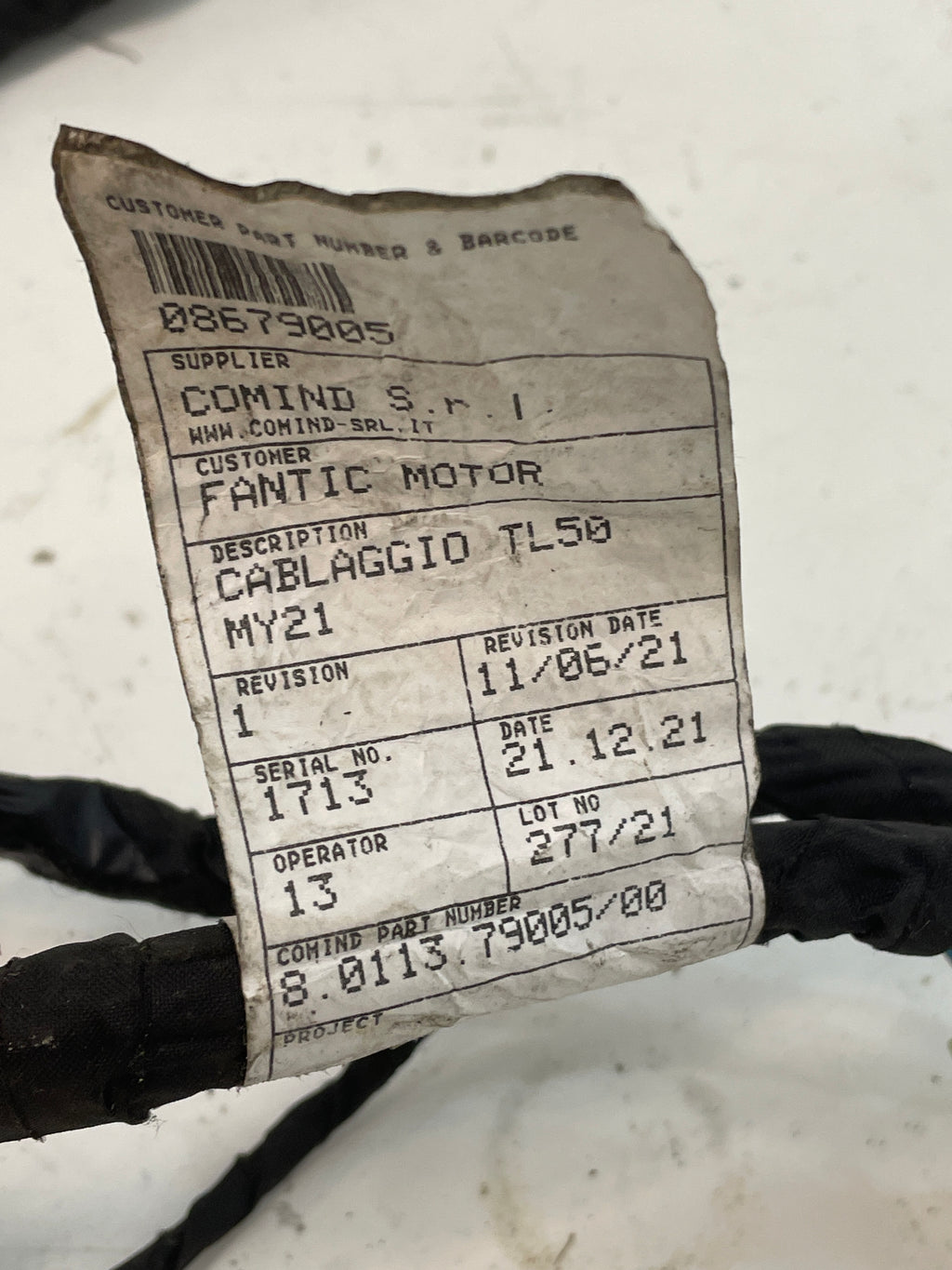 Fantic Kabelbaum Gebraucht♻️