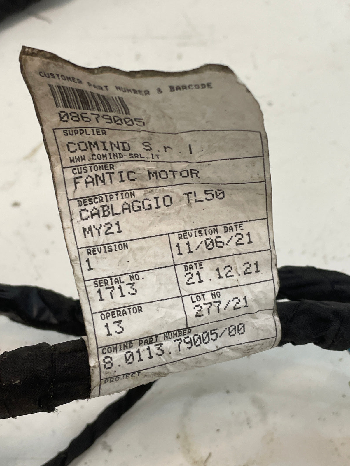 Fantic Kabelbaum Gebraucht♻️