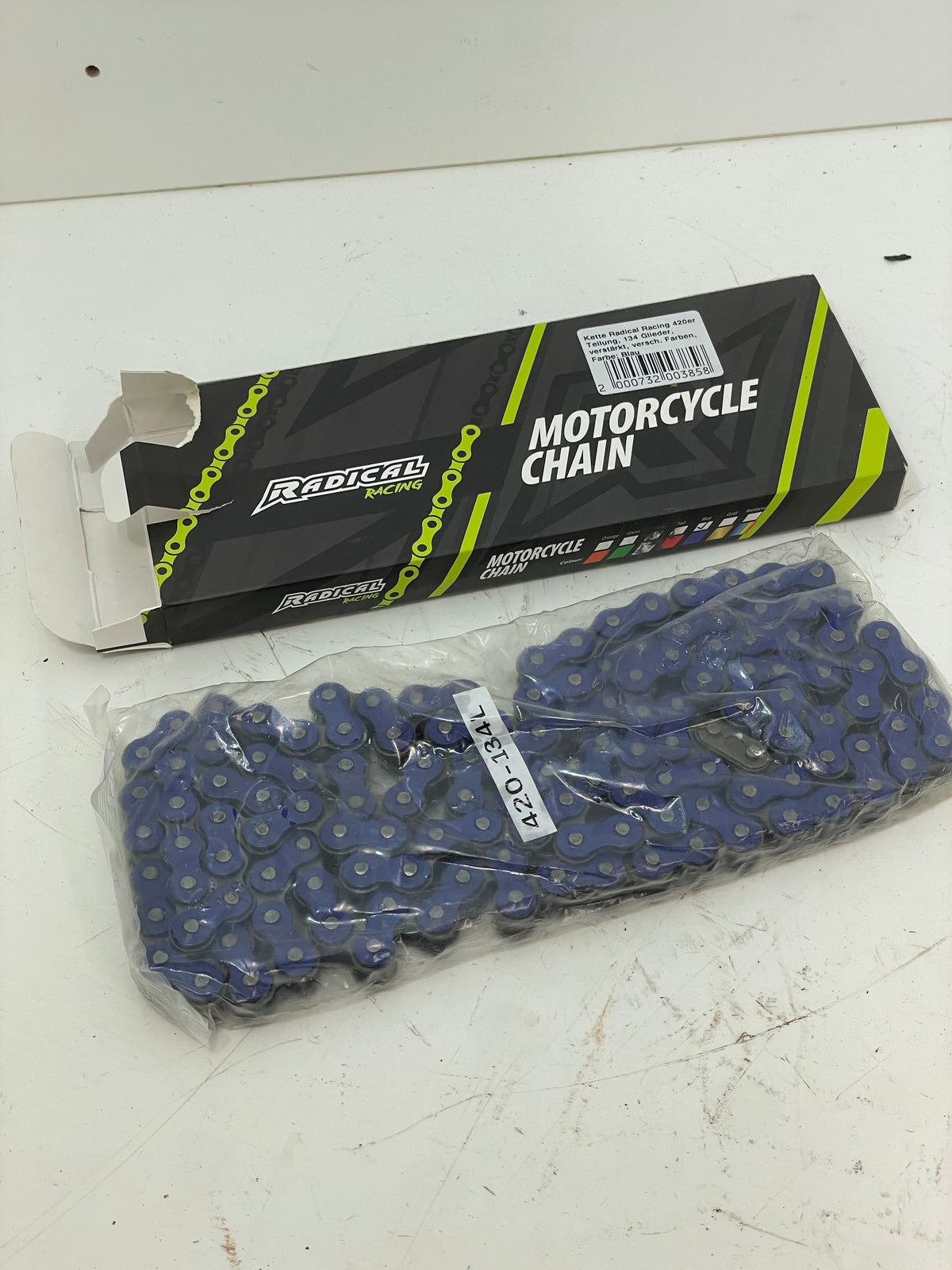 Radical Kette Verstärkt           420er Teilung 134 Glieder NEU